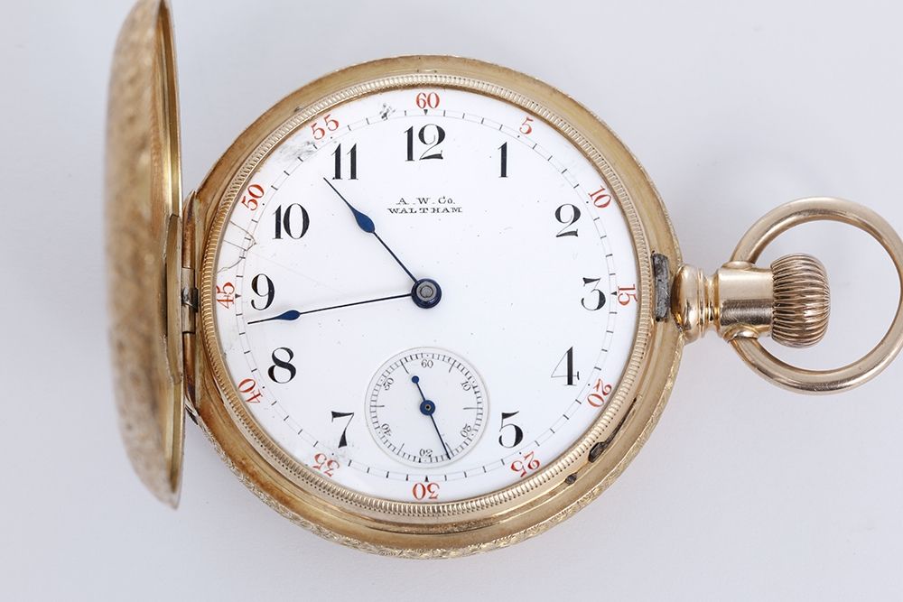 Awc waltham hot sale pocket watch